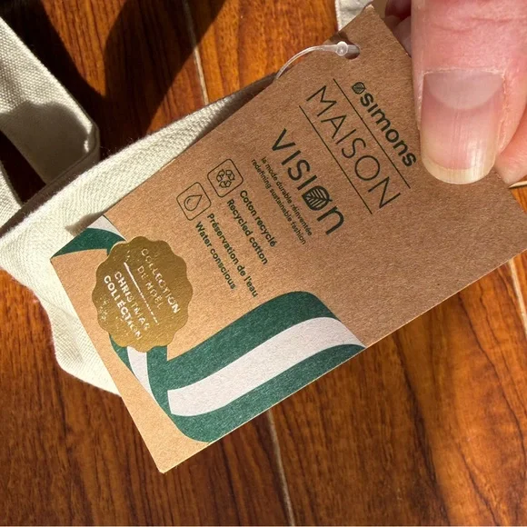 Festive Print Canvas Tote Bag - Cats - Picture 6 of 8